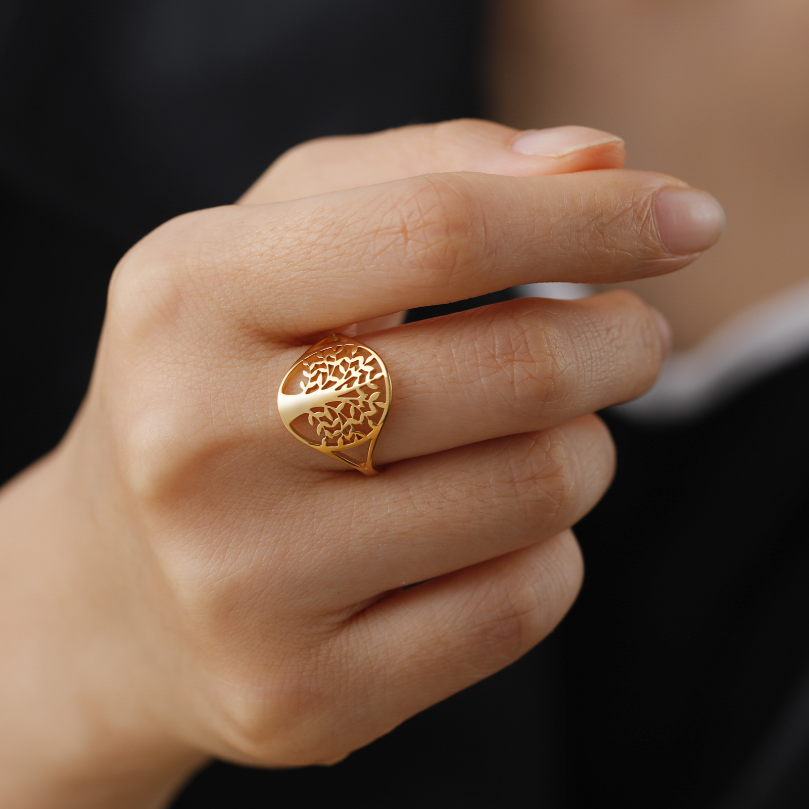 Stainless Steel Tree of Life Ring Stainless Steel Tree of Life Ring
