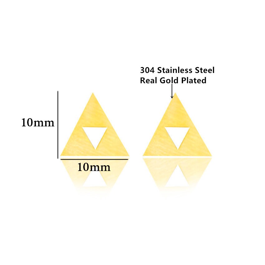 Stainless Steel Triangle Earrings Stainless Steel Triangle Earrings