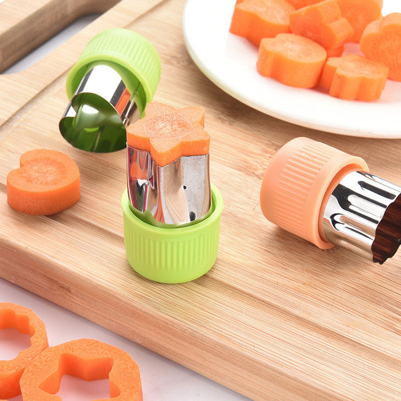 Stainless Steel Vegetable Shape Cutter Set (3 pcs) Stainless Steel Vegetable Shape Cutter Set (3 pcs)