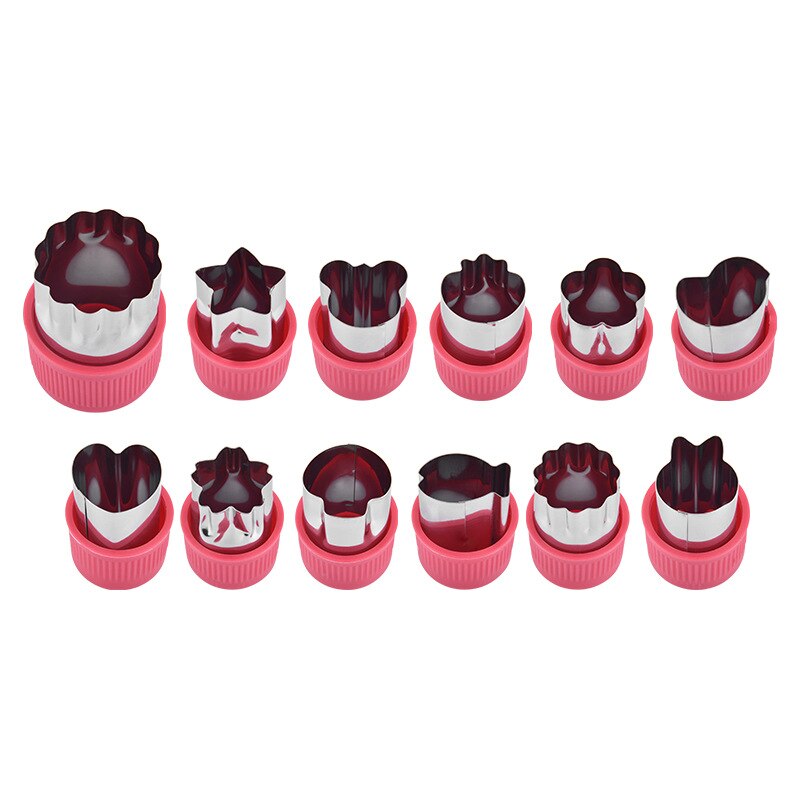 Stainless Steel Veggie Shape Cutters (12 pcs) Stainless Steel Veggie Shape Cutters (12 pcs)