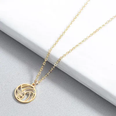 Stainless Steel Volleyball Necklace Stainless Steel Volleyball Necklace