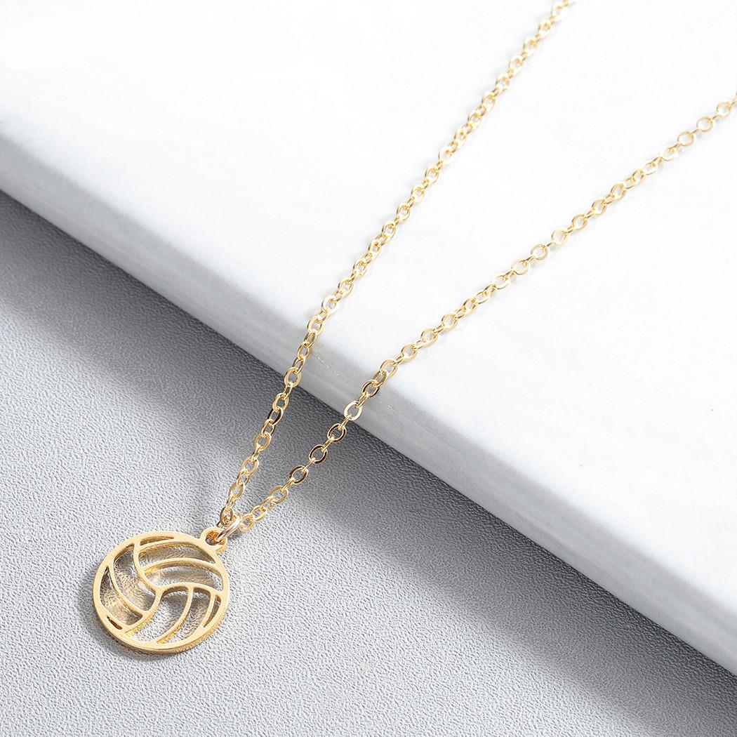 Stainless Steel Volleyball Necklace