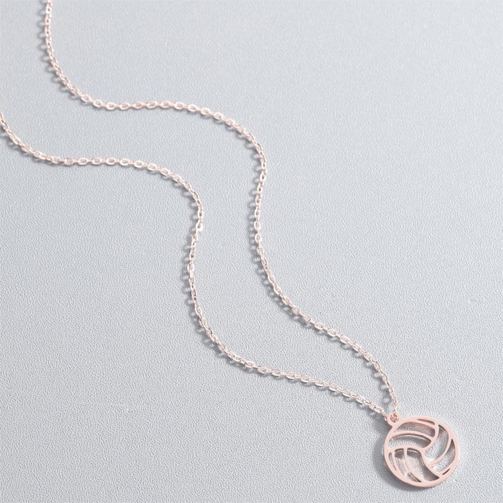 Stainless Steel Volleyball Necklace Stainless Steel Volleyball Necklace