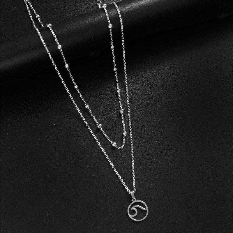 Stainless Steel Wave Necklace Stainless Steel Wave Necklace