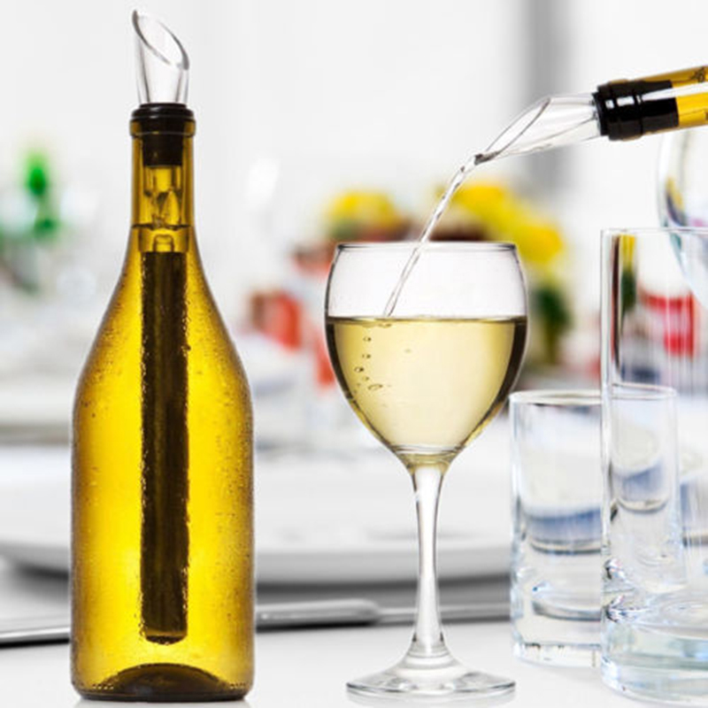 Stainless Steel Wine Chiller Stick With Pourer Stainless Steel Wine Chiller Stick With Pourer