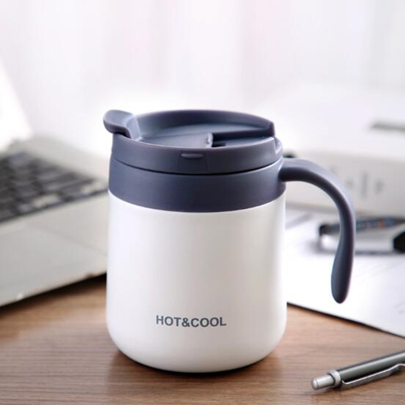 Stainless Travel Mug with Handle Stainless Travel Mug with Handle