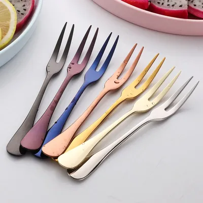Stainless Two Pronged Forks (2pcs) Stainless Two Pronged Forks (2pcs)