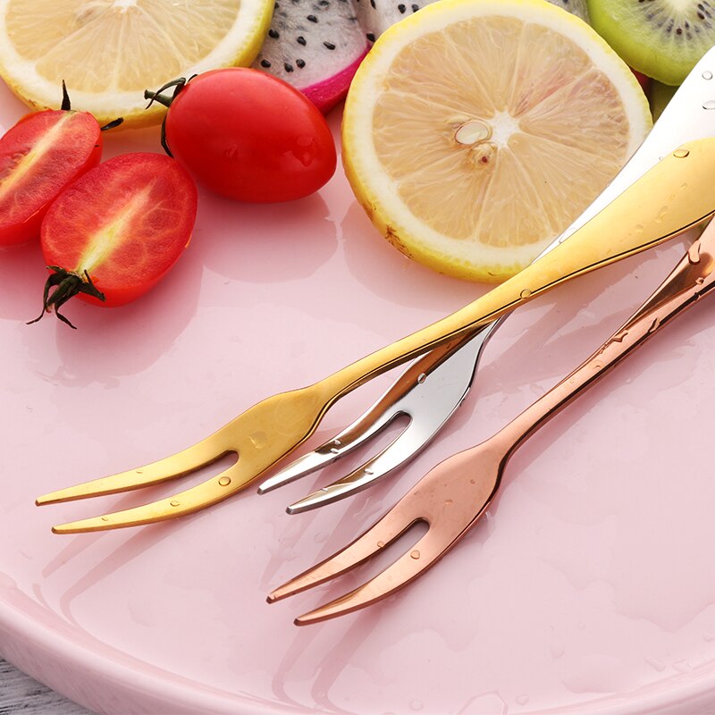 Stainless Two Pronged Forks (2pcs) Stainless Two Pronged Forks (2pcs)