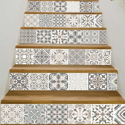 Staircase Stickers Mandala Decal (6pcs)
