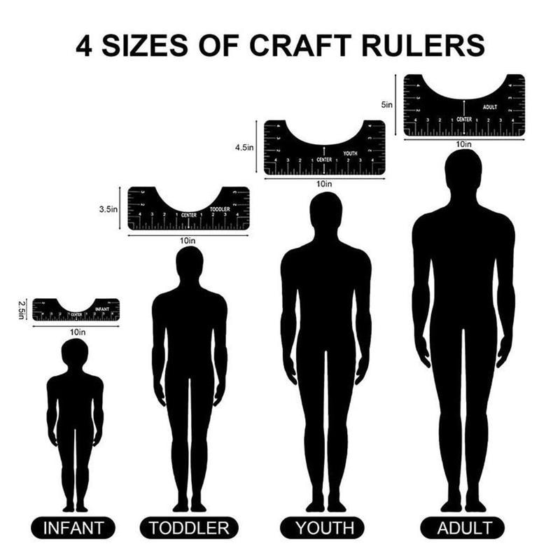 Standard T Shirt Alignment Tool (4 pcs) Standard T Shirt Alignment Tool (4 pcs)