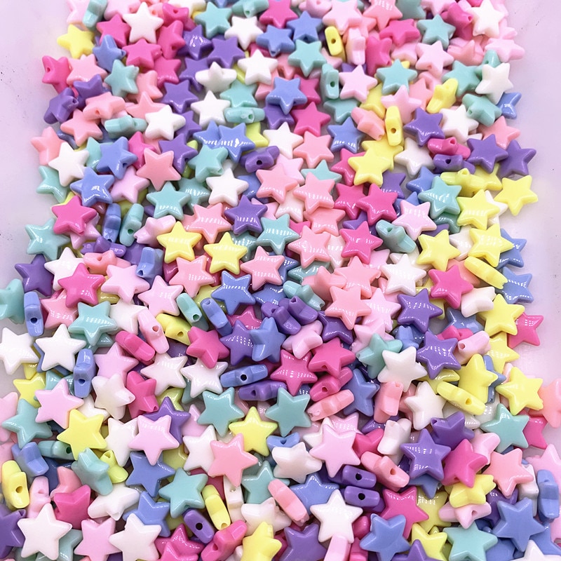 Star Beads Acrylic DIY Accessories (50 Pcs) Star Beads Acrylic DIY Accessories (50 Pcs)