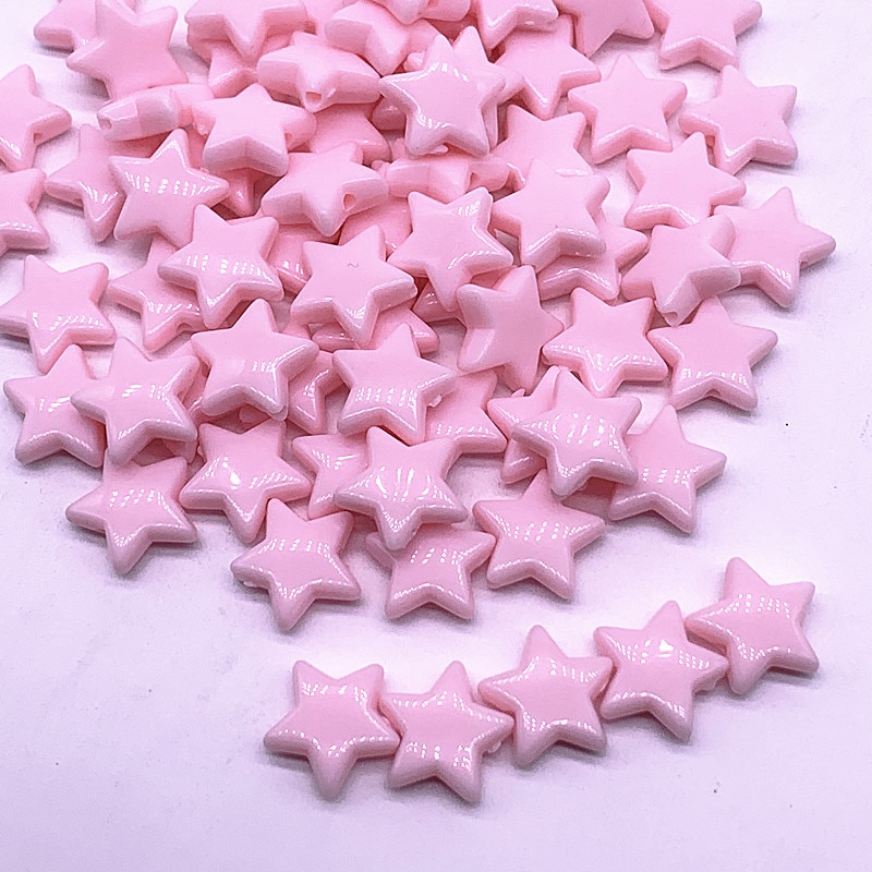 Star Beads Acrylic DIY Accessories (50 Pcs)