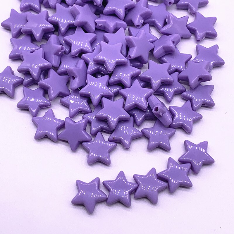 Star Beads Acrylic DIY Accessories (50 Pcs)