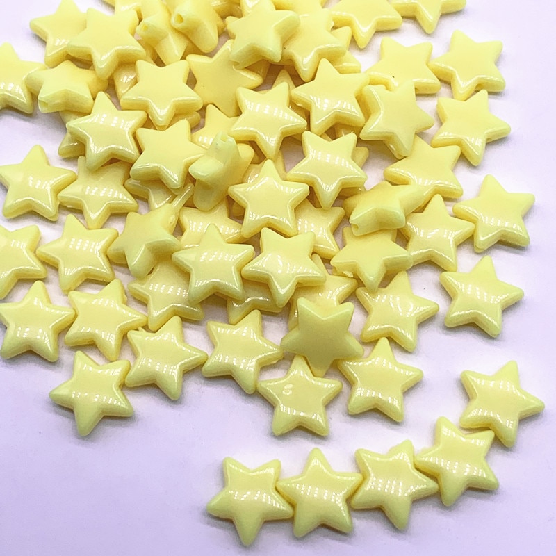 Star Beads Acrylic DIY Accessories (50 Pcs)