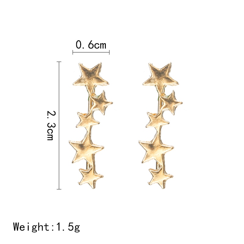 Star Climber Earrings Ladies Jewelry Star Climber Earrings Ladies Jewelry