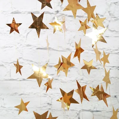 Star Garland Hanging Decoration Star Garland Hanging Decoration