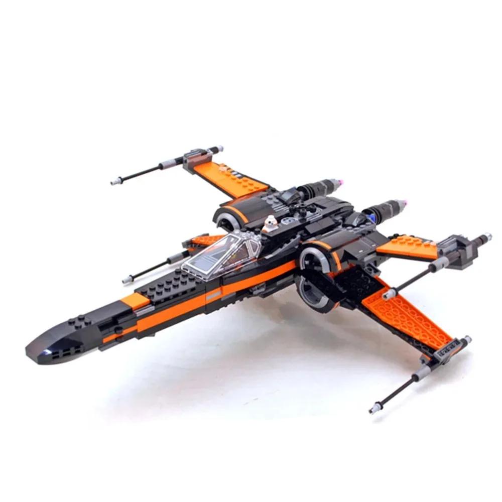 Star MOC X-Wing Fighter Compatible 75102 Building Blocks Wars Bricks Toys for Children Birthday Present Christmas Gift