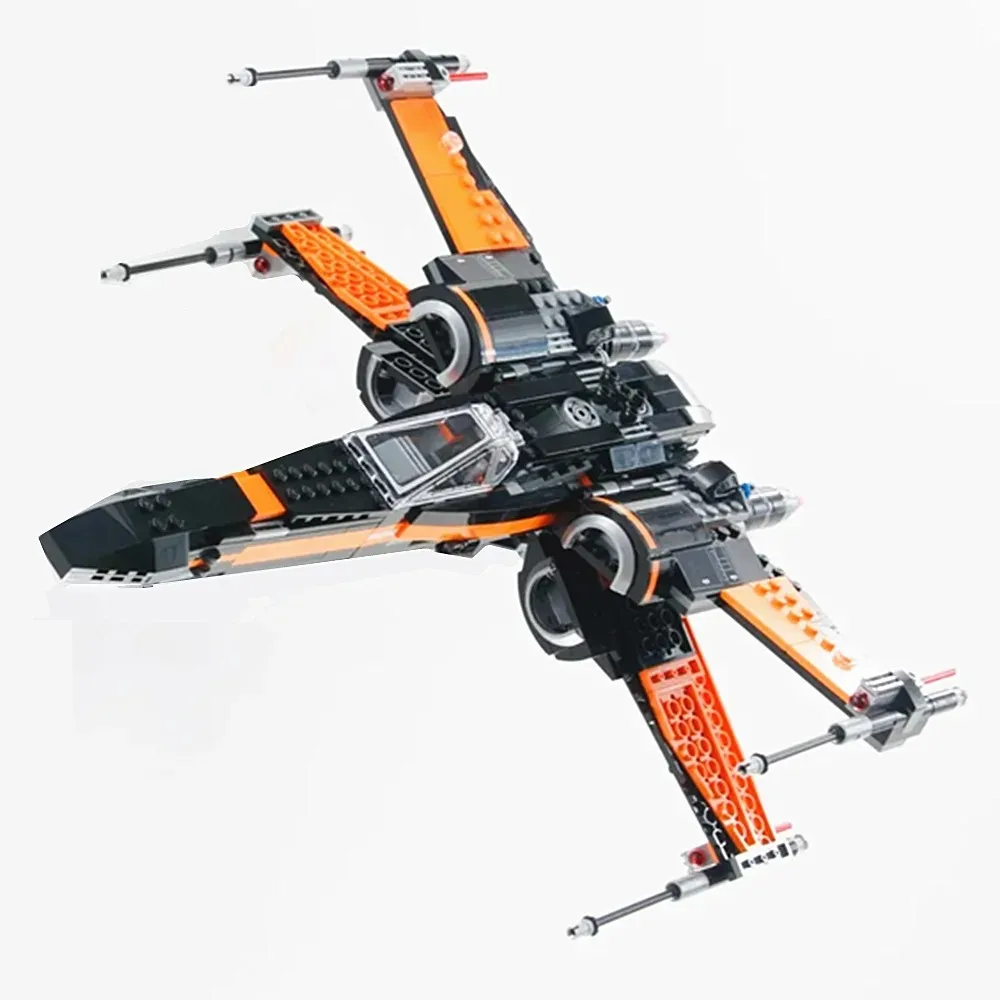 Star MOC X-Wing Fighter Compatible 75102 Building Blocks Wars Bricks Toys for Children Birthday Present Christmas Gift