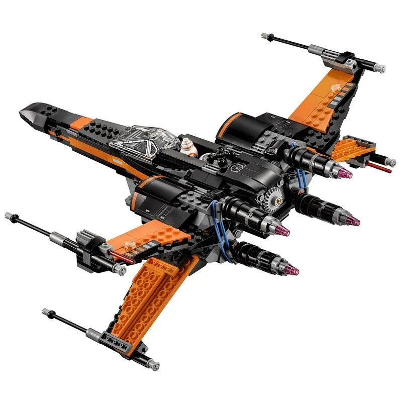 Star MOC X-Wing Fighter Compatible 75102 Building Blocks Wars Bricks Toys for Children Birthday Present Christmas Gift