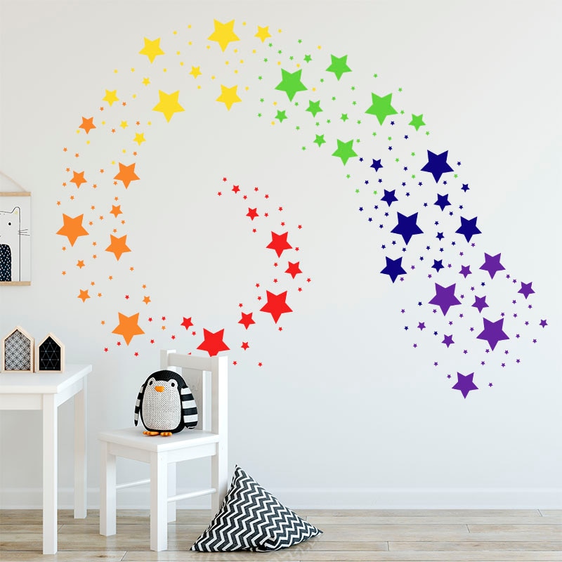 Star Wall Stickers Home Decoration (42 Pcs) Star Wall Stickers Home Decoration (42 Pcs)