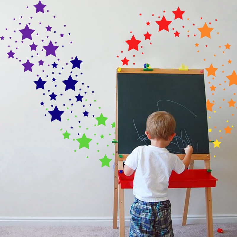 Star Wall Stickers Home Decoration (42 Pcs) Star Wall Stickers Home Decoration (42 Pcs)