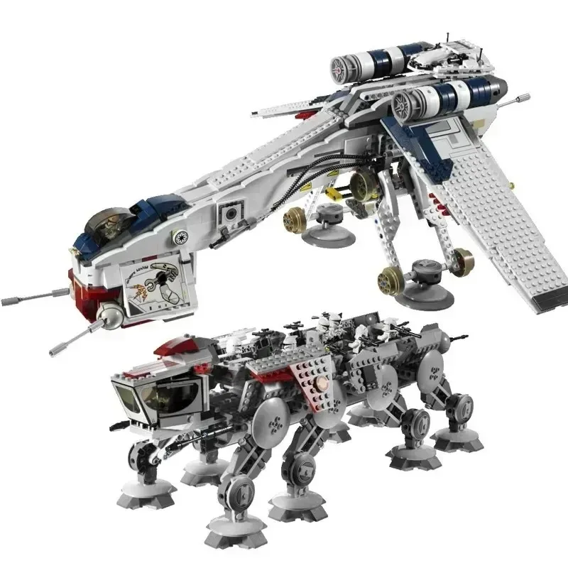 Star Wars With AT-OT Walker Compatible 10195 Transport Ship Toys For Children Christmas Gifts