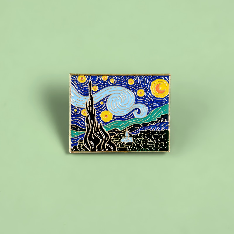 Starry Night Van Gogh Pin