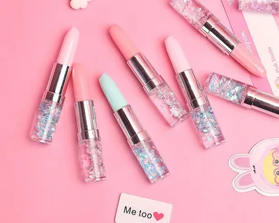 Stationery Pen Fancy Lipstick Design
