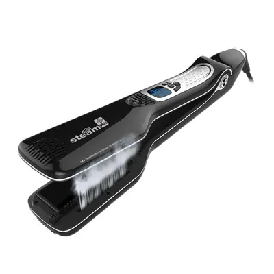 Steam Hair Straightener Brush Ceramic Flat Iron Professional Hair Straightening Iron Comb Electric Hair Crimper Heating Steam Hair Straightener Brush Ceramic Flat Iron Professional Hair Straightening Iron Comb Electric Hair Crimper Heating