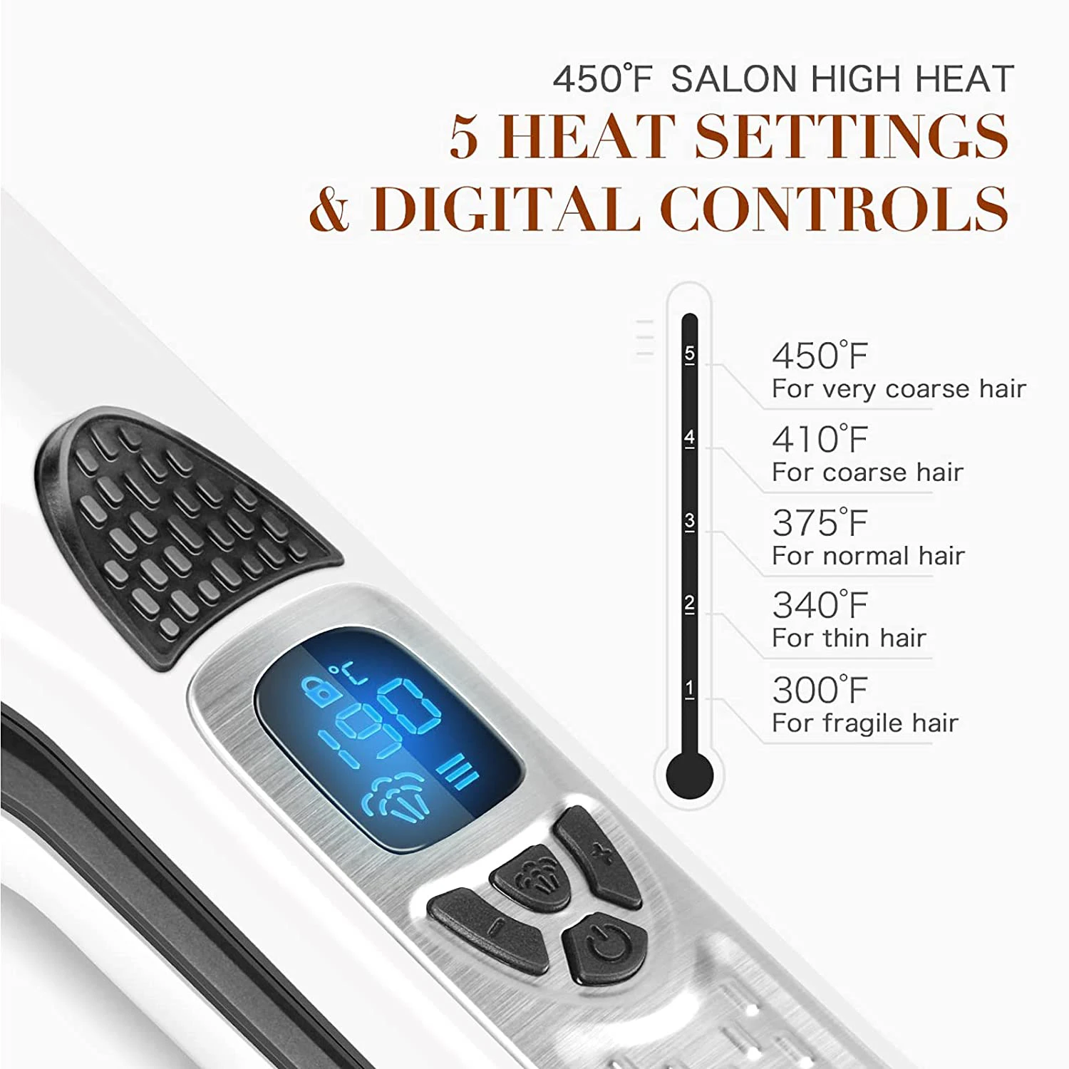 Steam Hair Straightener Brush Ceramic Flat Iron Professional Hair Straightening Iron Comb Electric Hair Crimper Heating Steam Hair Straightener Brush Ceramic Flat Iron Professional Hair Straightening Iron Comb Electric Hair Crimper Heating