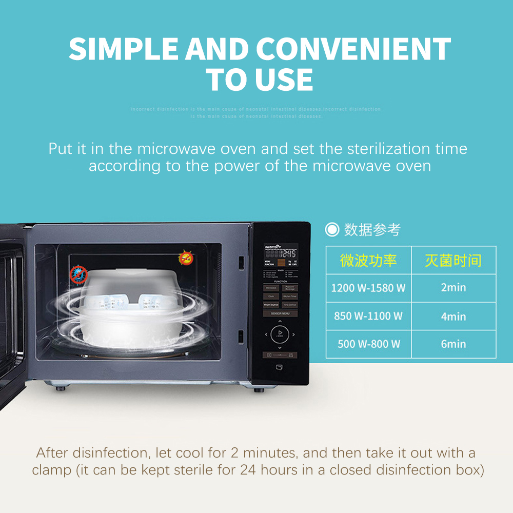 Steam Microwave Bottle Sterilizer Steam Microwave Bottle Sterilizer