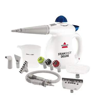 SteamShot Deluxe Hard Surface Steam Cleaner with Natural Sanitization,Multi-Surface Tools Included to Remove Dirt SteamShot Deluxe Hard Surface Steam Cleaner with Natural Sanitization,Multi-Surface Tools Included to Remove Dirt