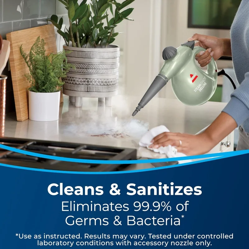 SteamShot Deluxe Hard Surface Steam Cleaner with Natural Sanitization,Multi-Surface Tools Included to Remove Dirt SteamShot Deluxe Hard Surface Steam Cleaner with Natural Sanitization,Multi-Surface Tools Included to Remove Dirt