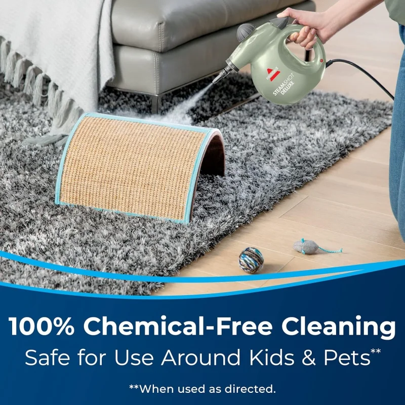 SteamShot Deluxe Hard Surface Steam Cleaner with Natural Sanitization,Multi-Surface Tools Included to Remove Dirt SteamShot Deluxe Hard Surface Steam Cleaner with Natural Sanitization,Multi-Surface Tools Included to Remove Dirt