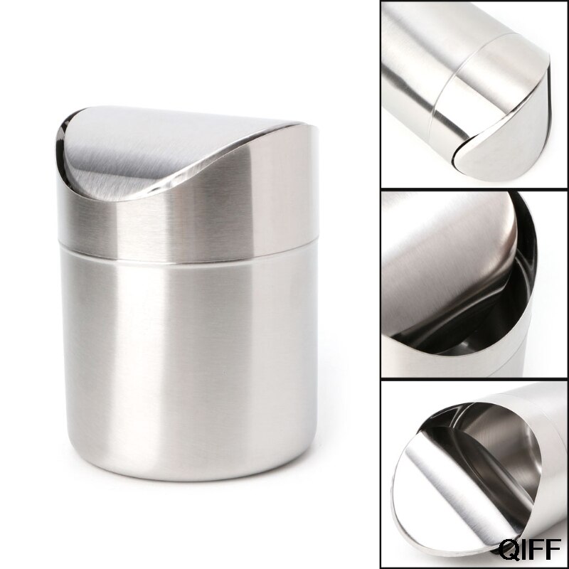 Steel Dustbin Desk Trash Can