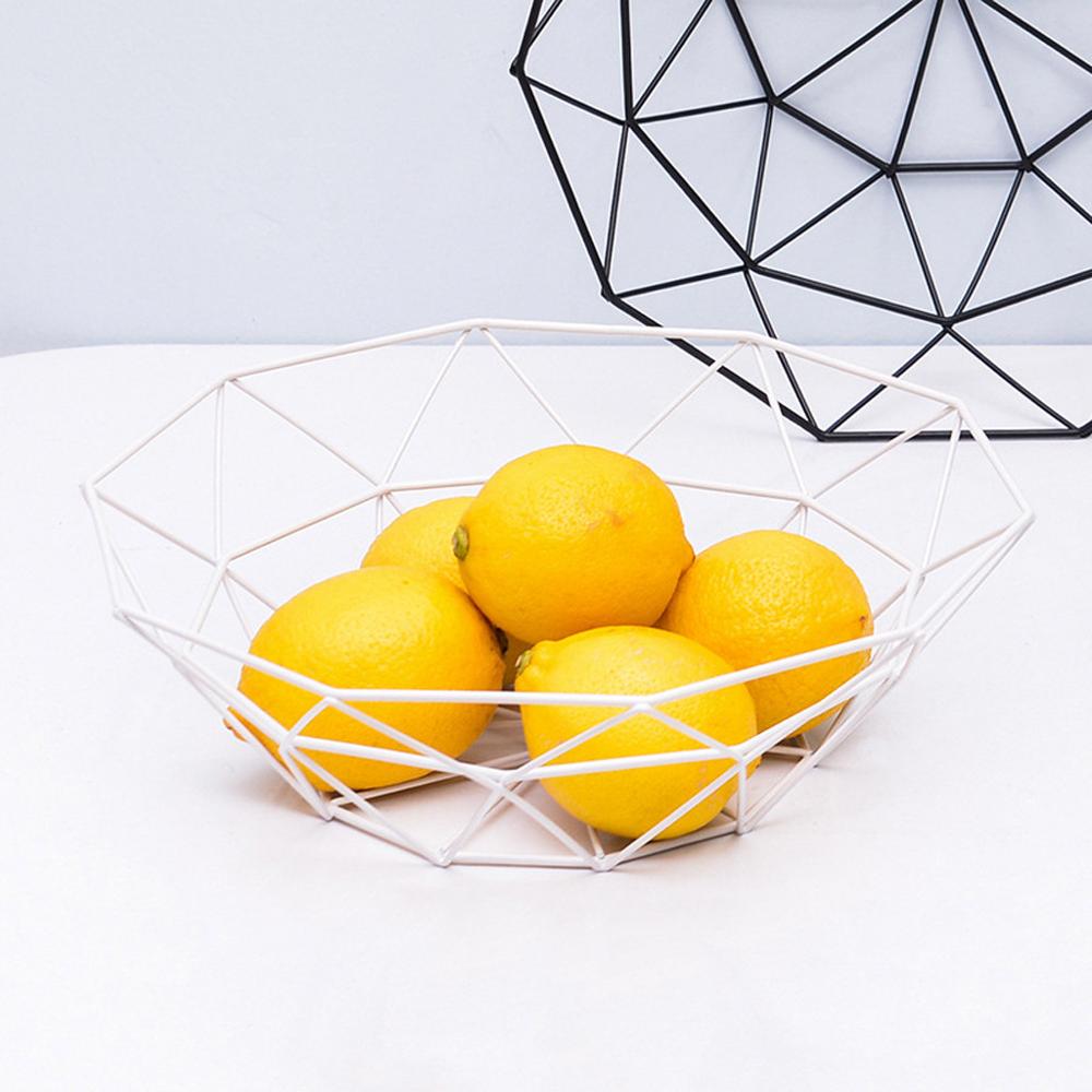 Steel Fruit Basket Geometric Design Steel Fruit Basket Geometric Design