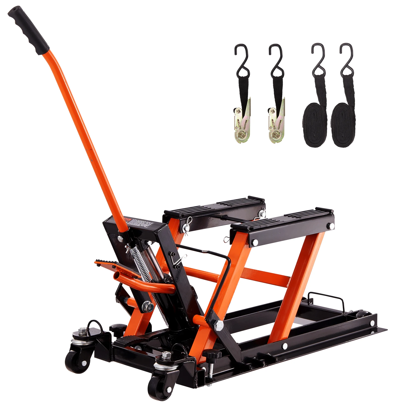Steel Hydraulic Motorcycle Jack Stand 1500LBS ATV Scissor Lift Jack 4.7″-15″ Scissor Lift Jack Stand for Motorcycle ATV