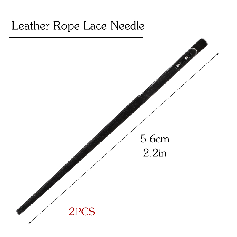 Steel Leather Lacing Needles (2pcs)
