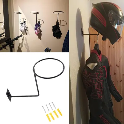 Steel Motorcycle Wall Helmet Holder Steel Motorcycle Wall Helmet Holder