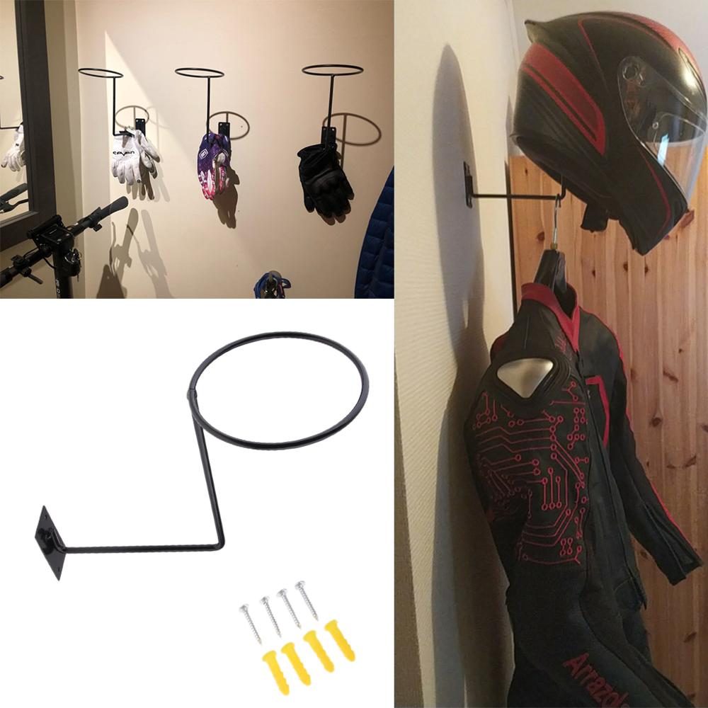 Steel Motorcycle Wall Helmet Holder