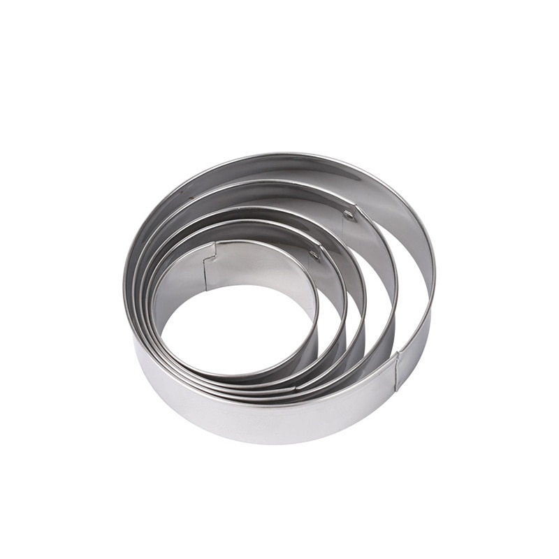 Steel Round Pastry Cutters (5pcs) Steel Round Pastry Cutters (5pcs)