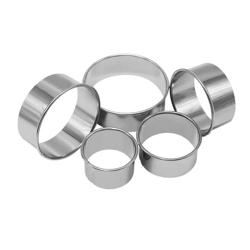 Steel Round Pastry Cutters (5pcs) Steel Round Pastry Cutters (5pcs)