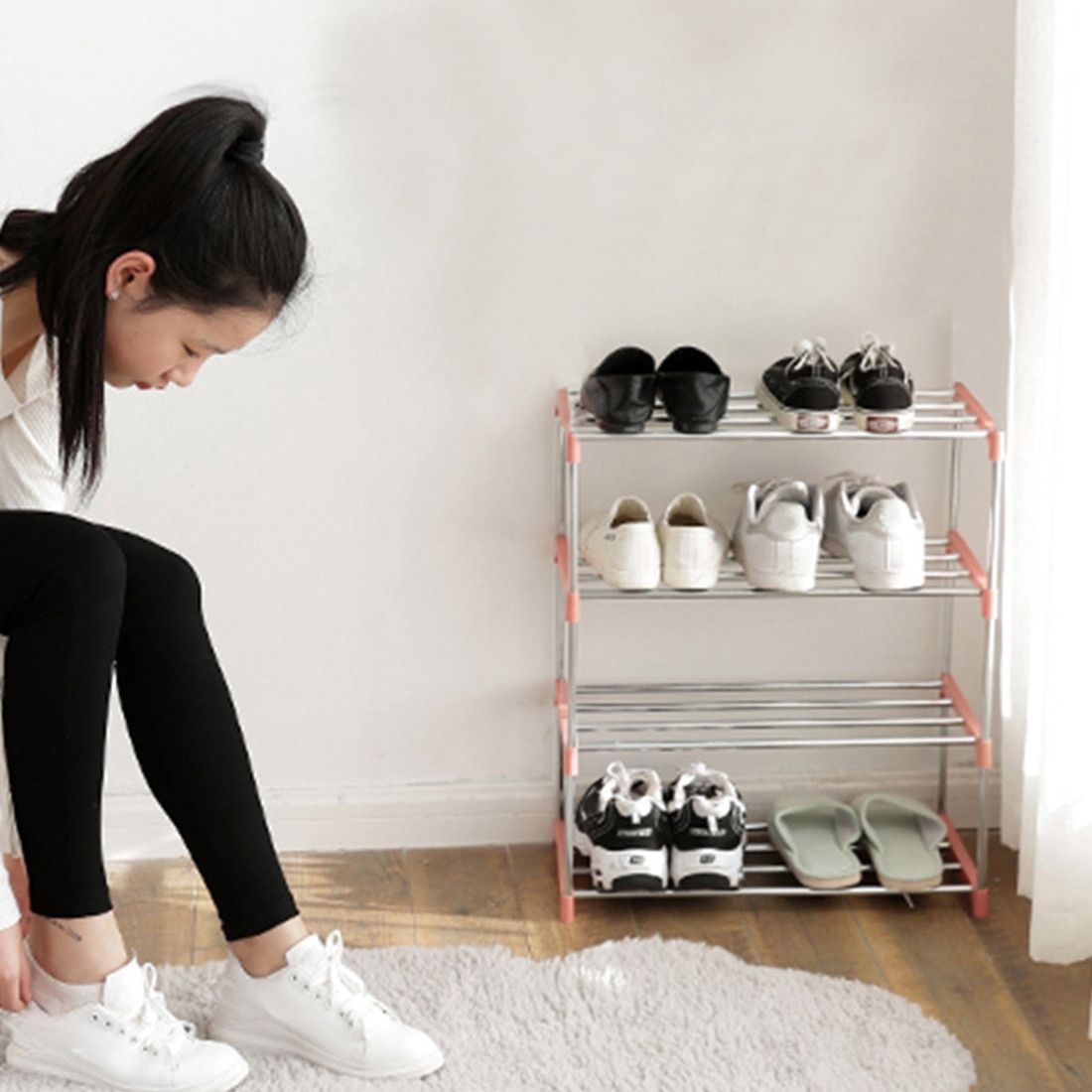 Steel Shoe Rack Storage Organizer Steel Shoe Rack Storage Organizer