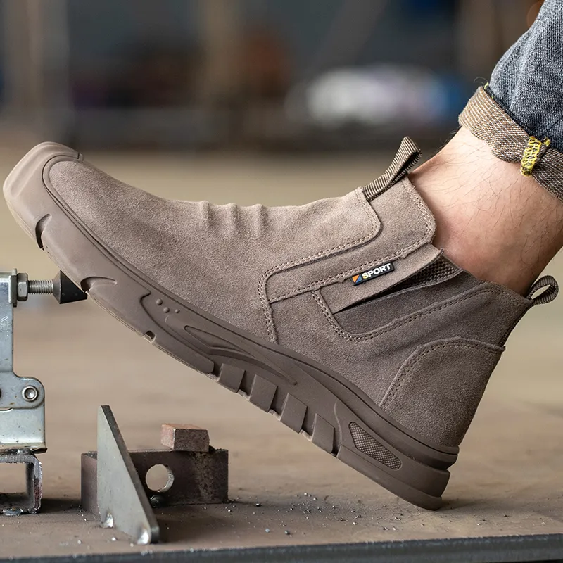 Steel Toe Cap Working Boots Anti-Puncture Work Shoe For ManIndestructible Work Shoes Outdoor Work Shoes Safety Boots