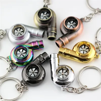 Steel Turbo Whistle Keychain