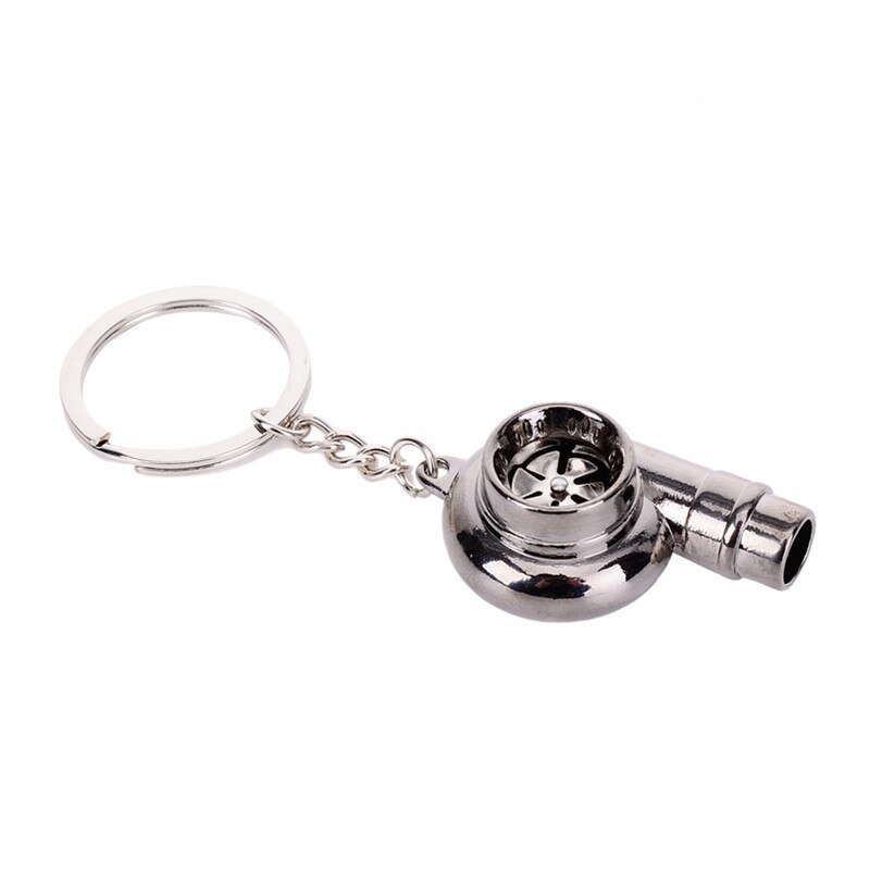 Steel Turbo Whistle Keychain