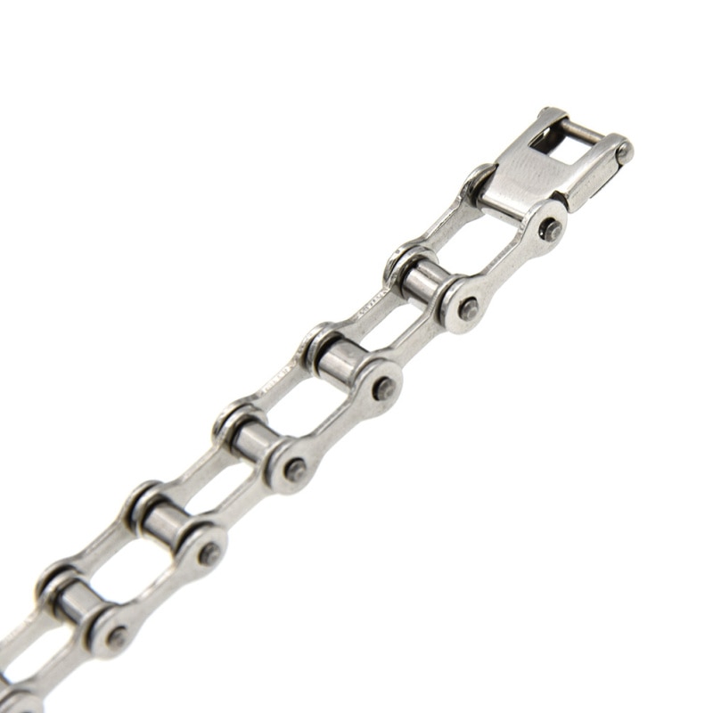 Steel Unisex Bike Chain Bracelet
