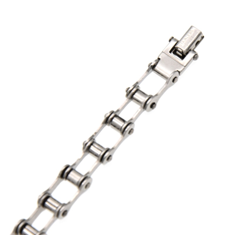 Steel Unisex Bike Chain Bracelet