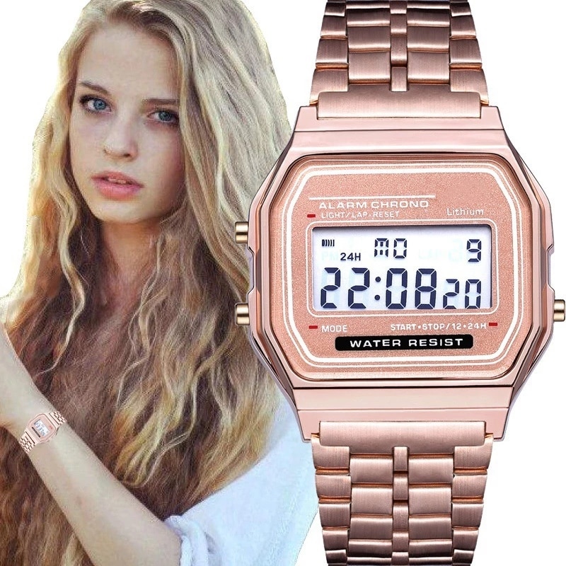 Steel Unisex Digital Watch Steel Unisex Digital Watch