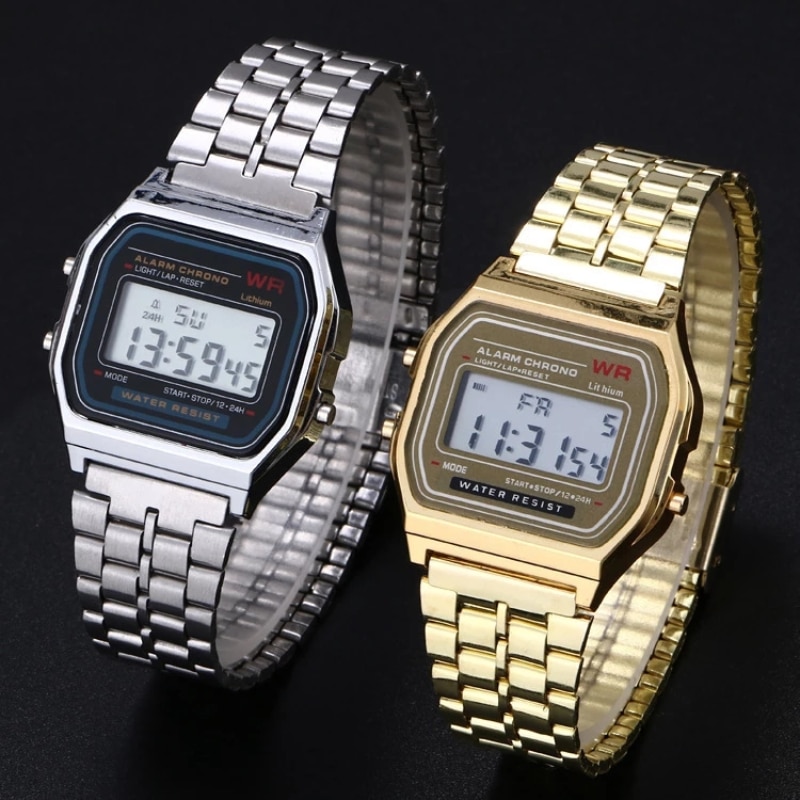 Steel Unisex Digital Watch Steel Unisex Digital Watch